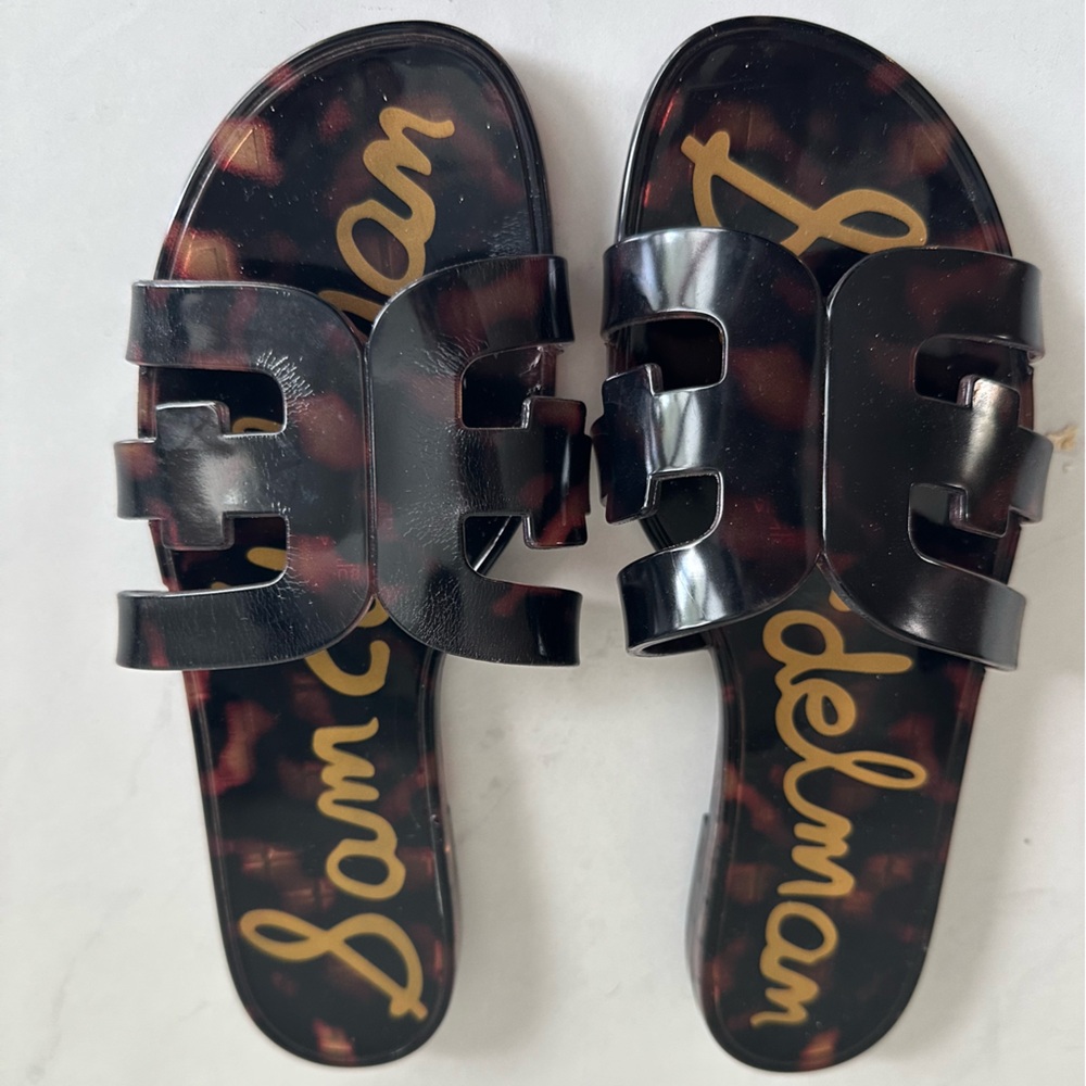 Sam Edelman Tortoise Shell Slide Sandals